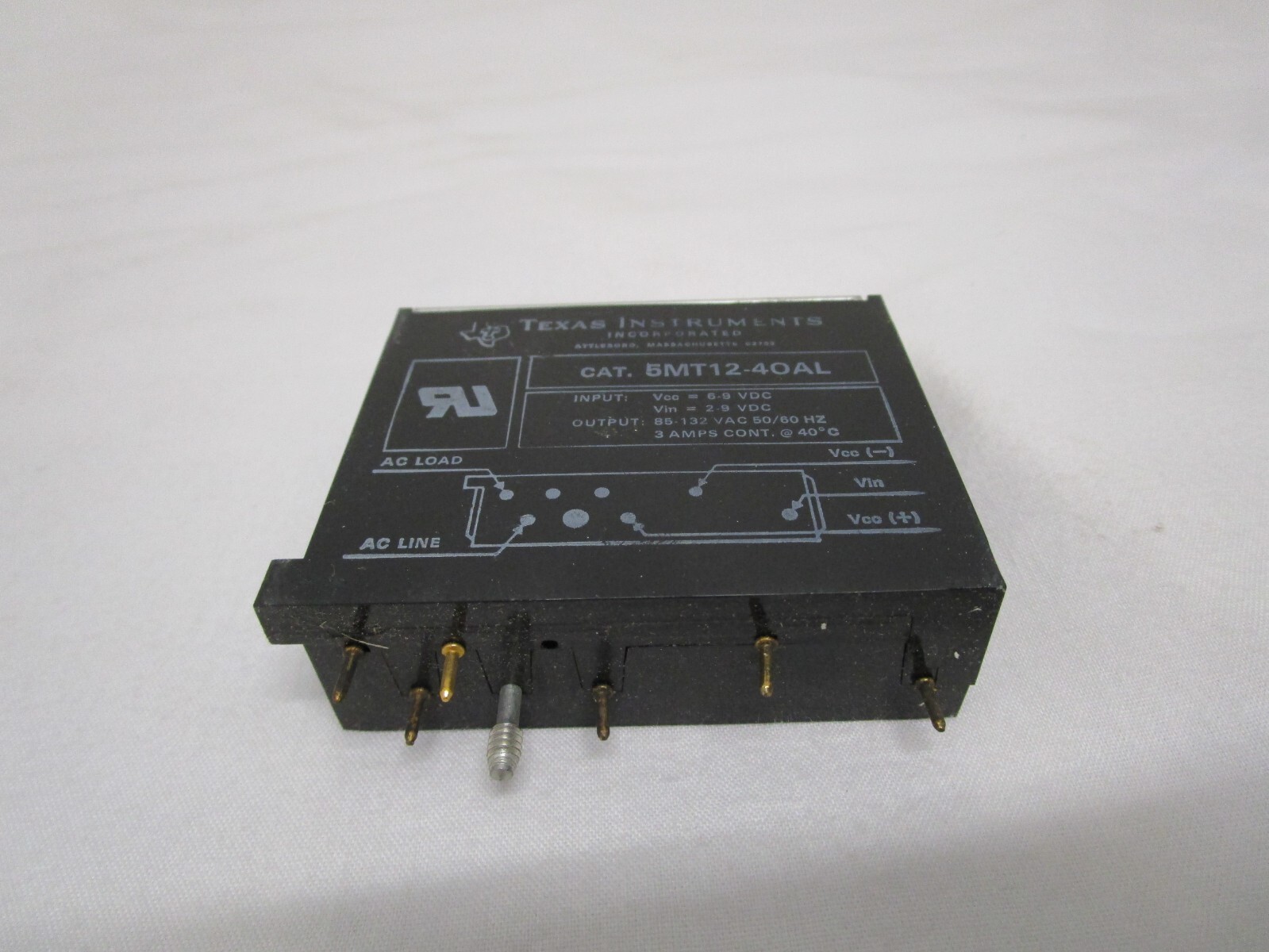 NEW TEXAS INSTRUMENTS PLC 5MT12-40AL OUTPUT MODULE