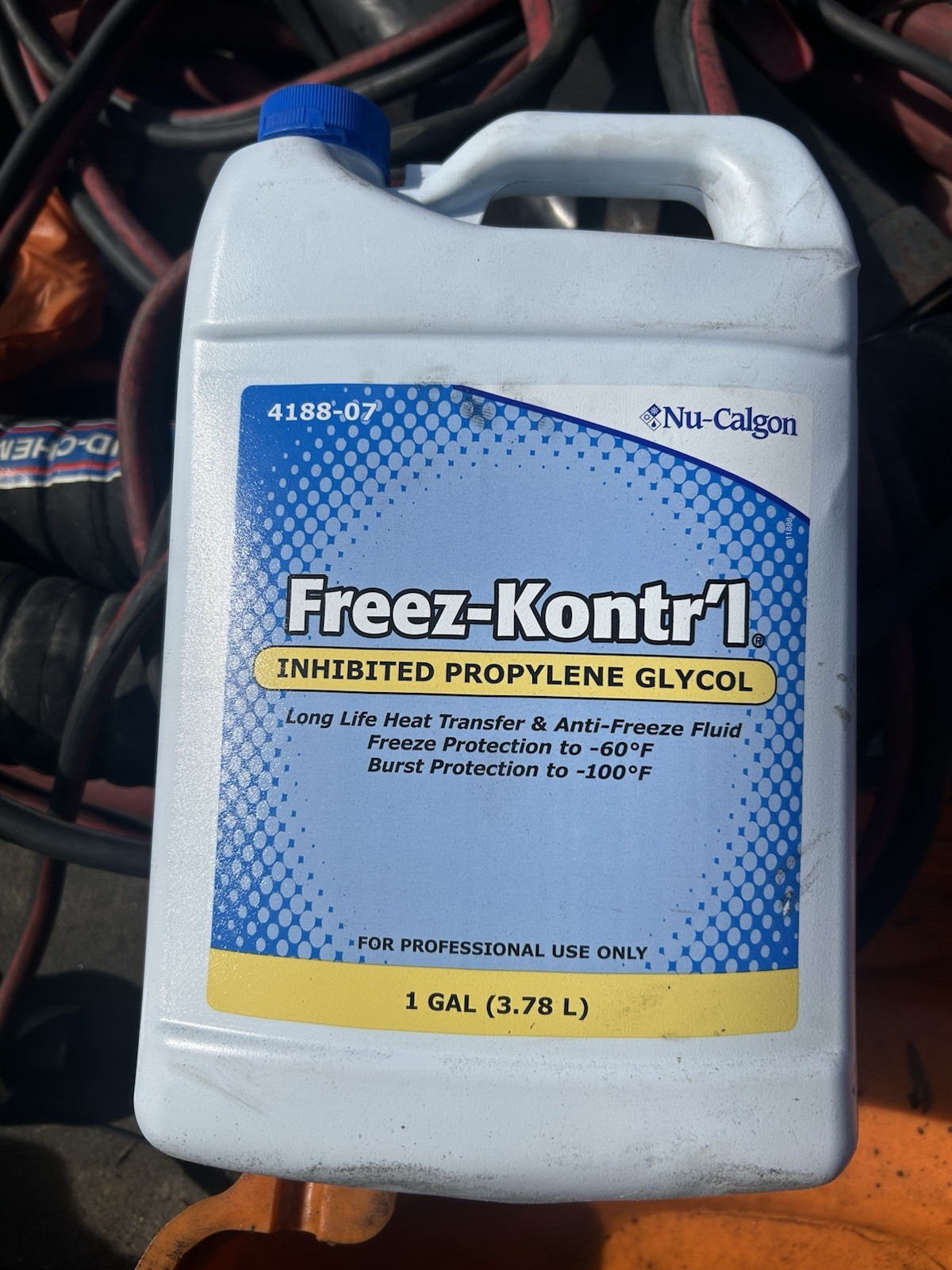 Nu-Calgon 4188-07 Glycol Freez-Kontr’l Freeze Protection 1 Gallon Bottle