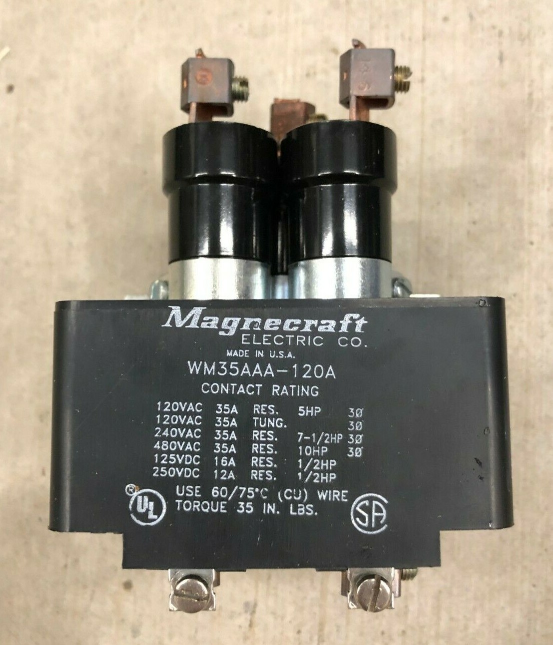 Magnecraft WM35AA-120A Relay WM35AA120A