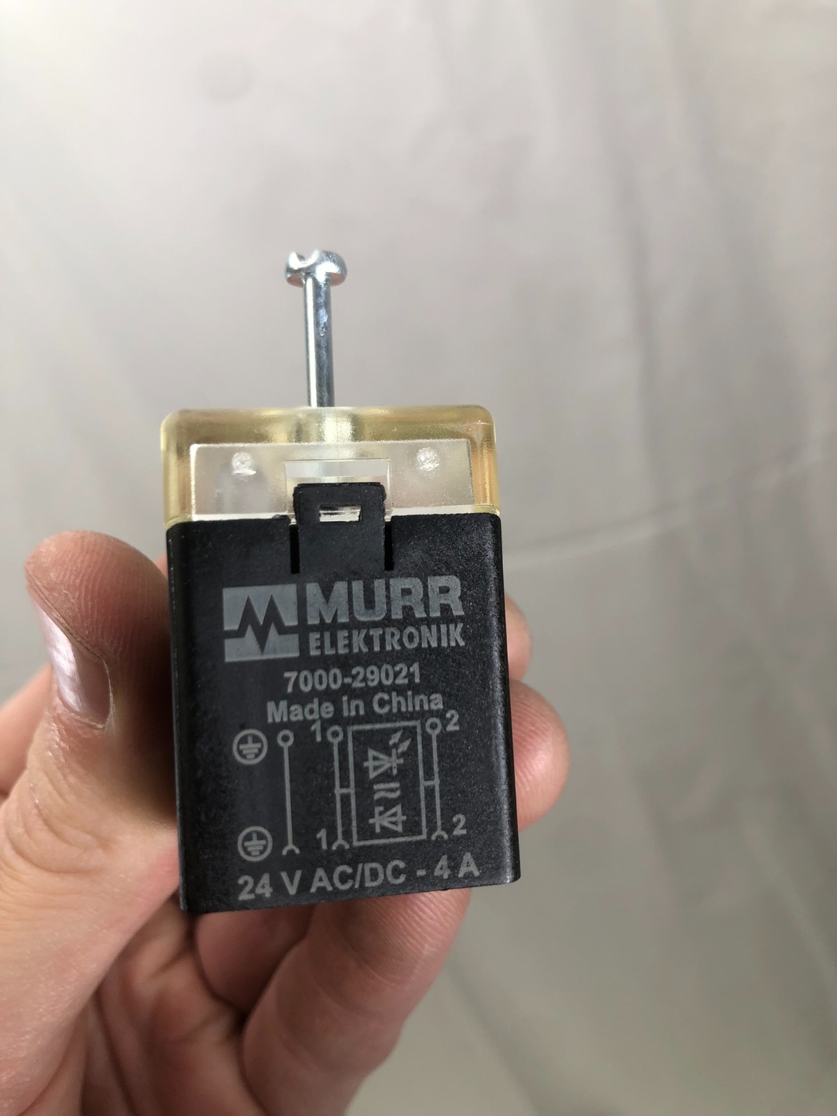 Murr Elektronik 7000-29021 Valve Connector Form A 18mm 24V LED Z-Diode PG9