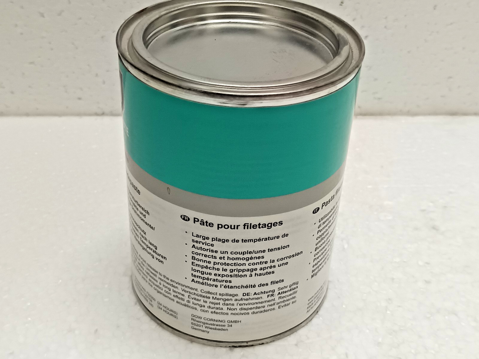 Molykote 1000 Thread Paste 1 kg Tin Dow Corning Lubricant Grease Molykote