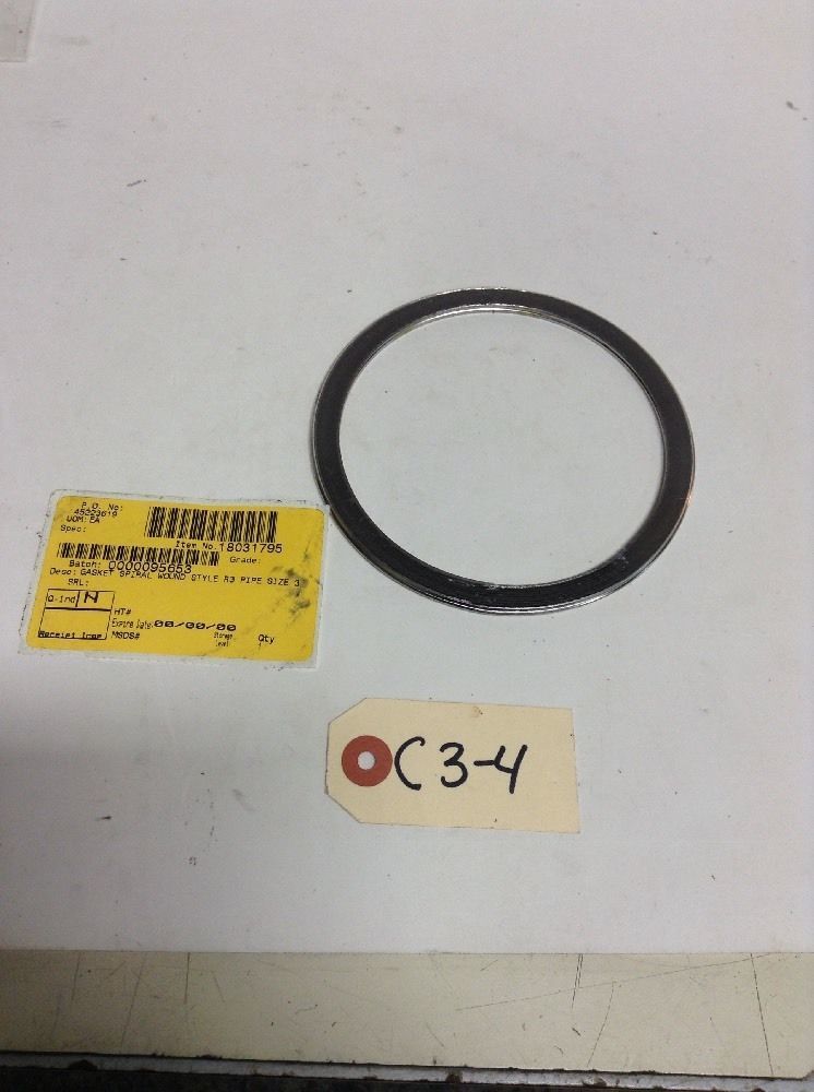*New* Spiral Wound Gasket, Style R3, Pipe Size 3 18031795 *Warranty*Fast Ship*