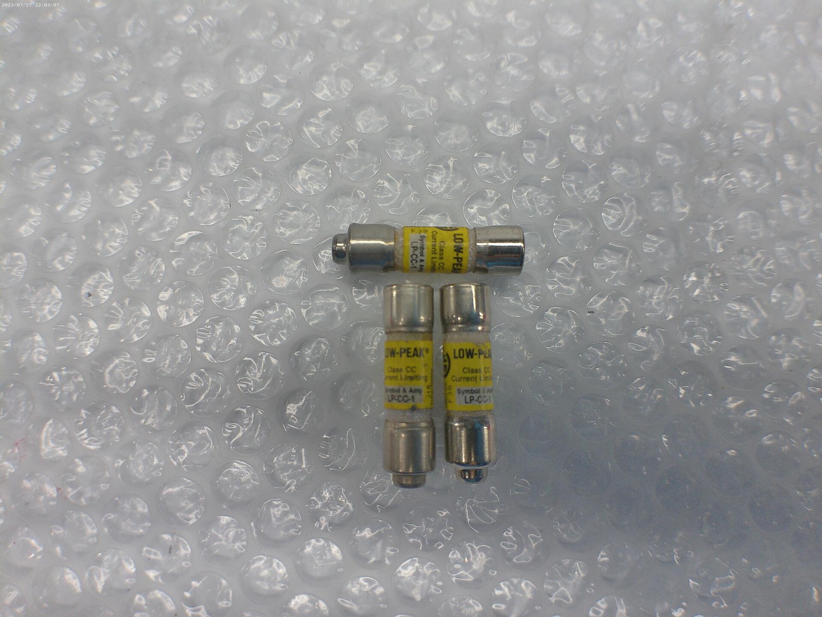 BUSSMANN LP-CC-1 FUSE LOT OF 3 NSNP