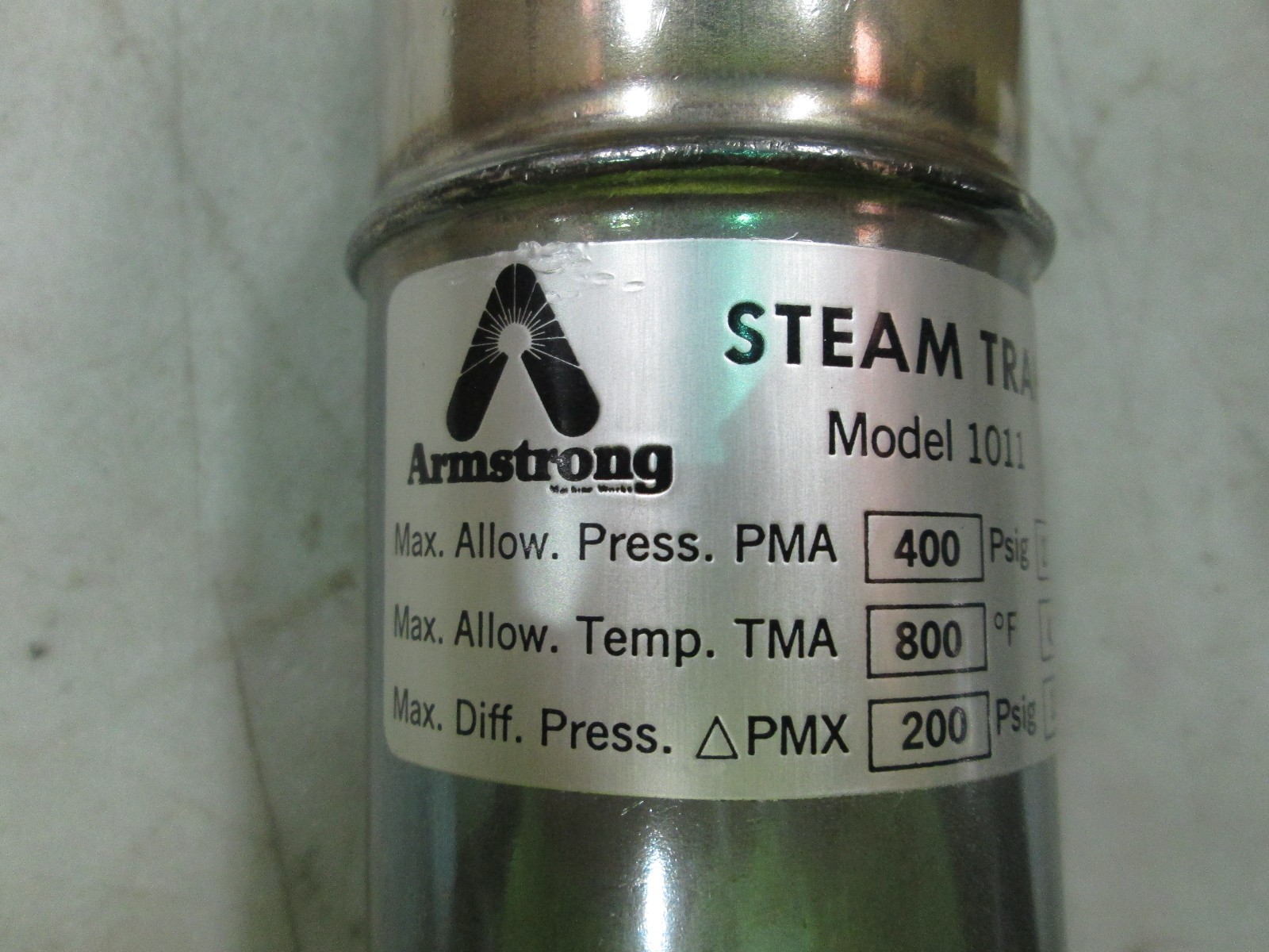 Armstrong S/S Steam Trap Model: 1011 Max Diff Pressure: 200 PSIG 3/4″ FNPT (NIB)