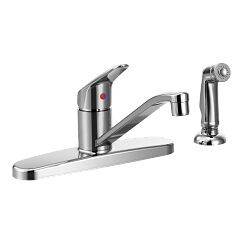CLEVELAND CA40514C 1.5GPM Kitchen Faucet With Side Spray, Chrome Finish