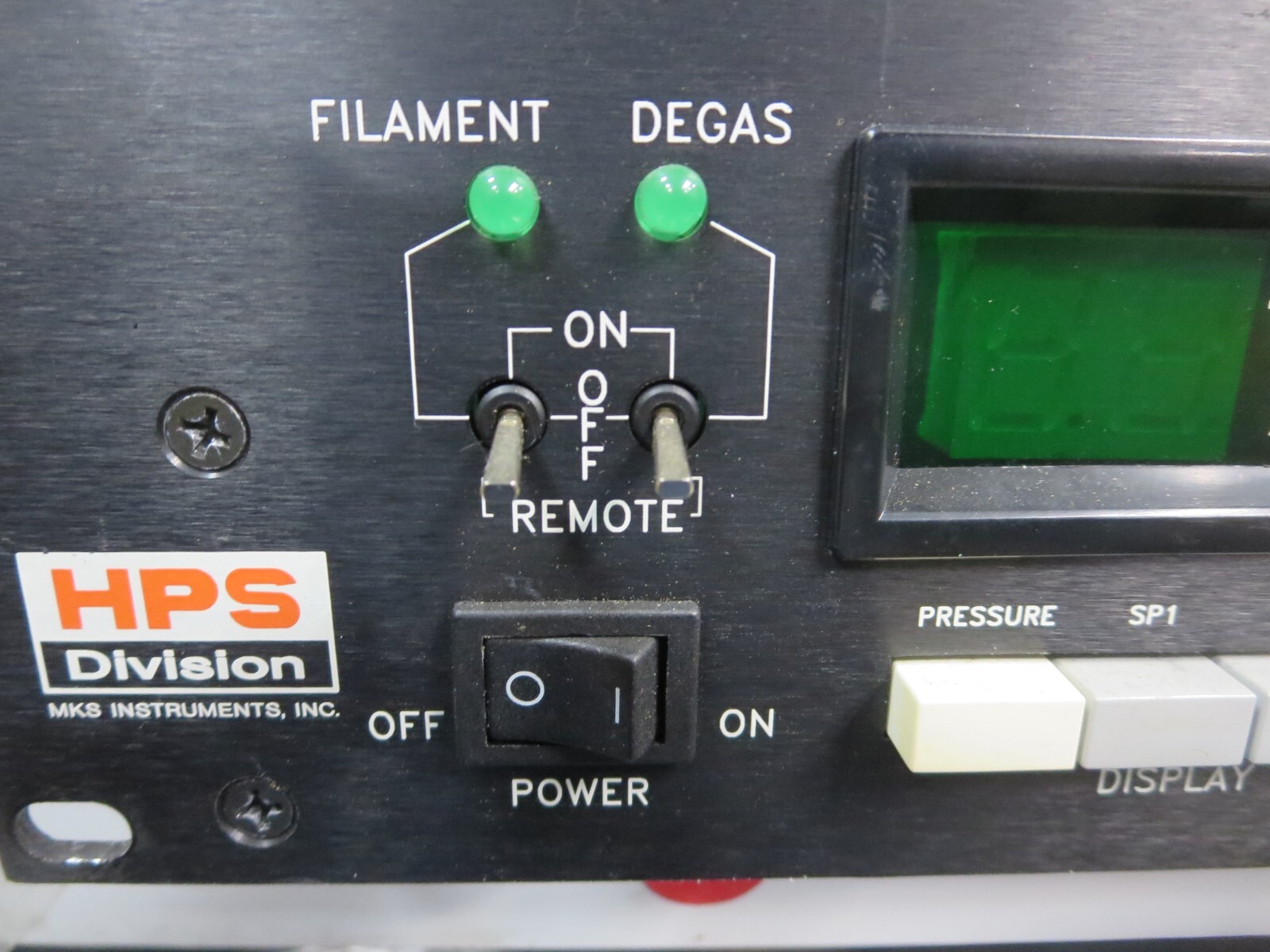 MKS Instruments (HPS Division) 919 Hot Cathode Controller 120V/50-60HZ Used