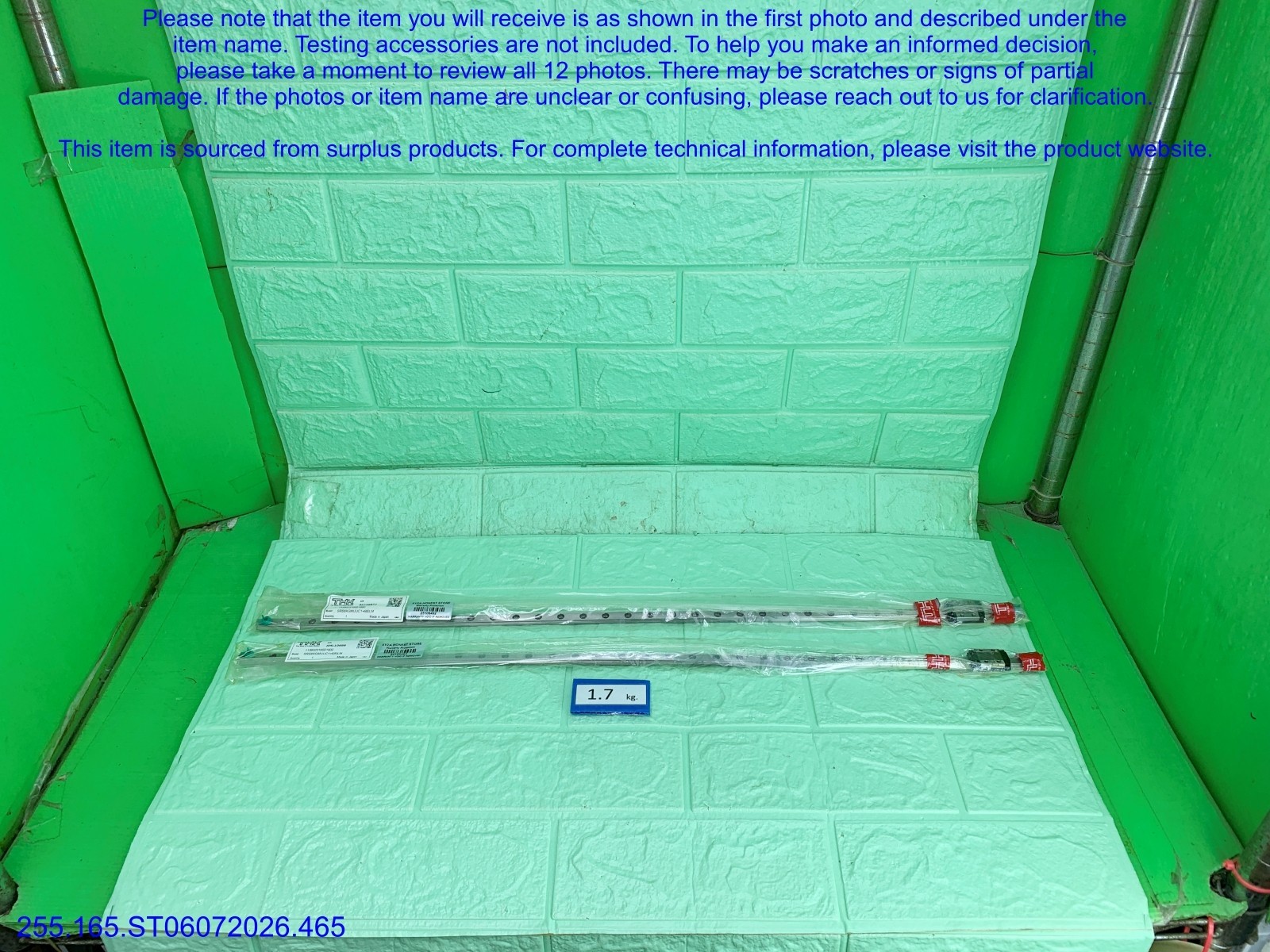 THK SRS9XGMUUC1+680LM, 1 unit Linear Motion Guide as in photos, sn:NEWinBAG SALE