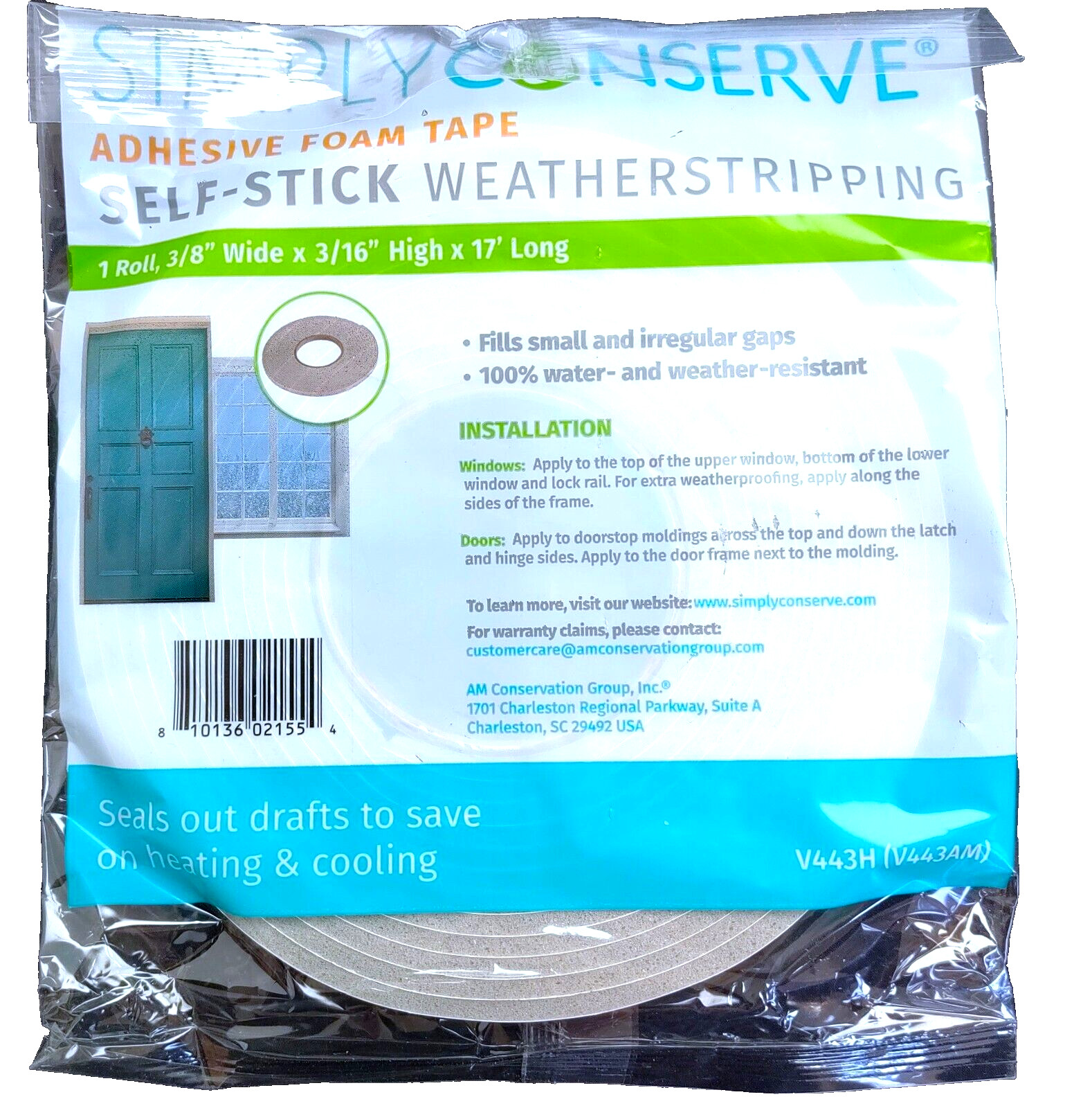 NEW! FOAM WEATHERSTRIP~~ SELF STICK ADHESIVE 3/8″x3/16″x17″ LONG