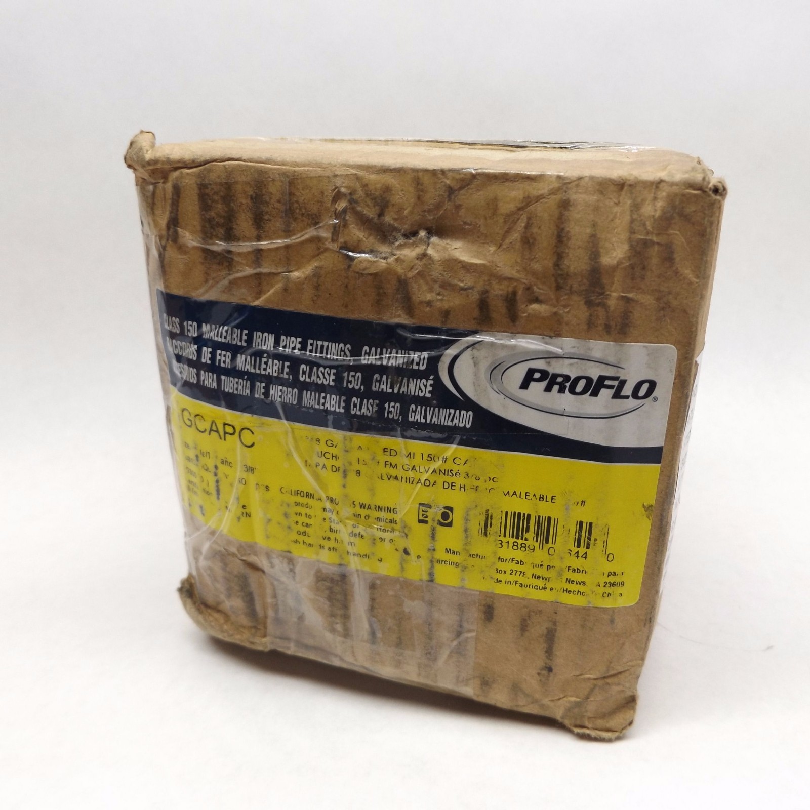 Lot of 60 Proflo Gcapc 3/8″ Galvanized Cap Mal Iron 150# Class