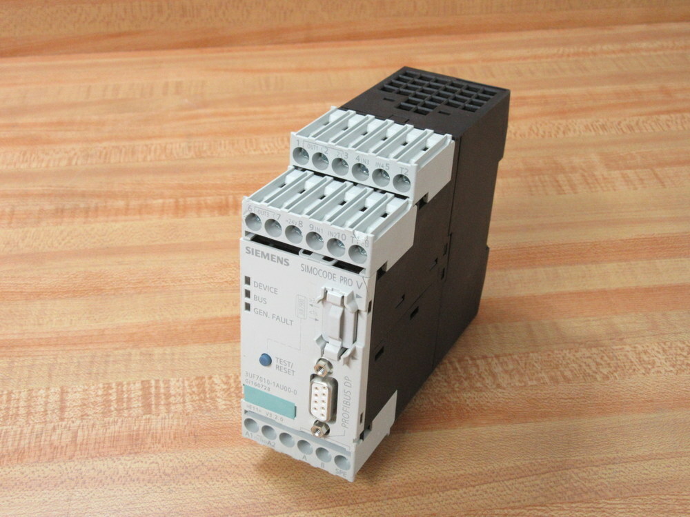Siemens 3UF7010-1AU00-0 Relay Motor Control Complete
