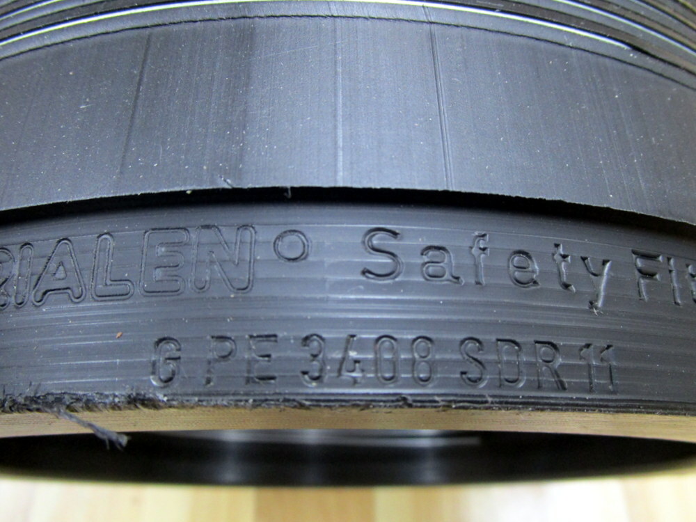 IPEX ASTMD2513 F1055 Safety Fitting Coupling 8 IPS GPE3408 SDR11