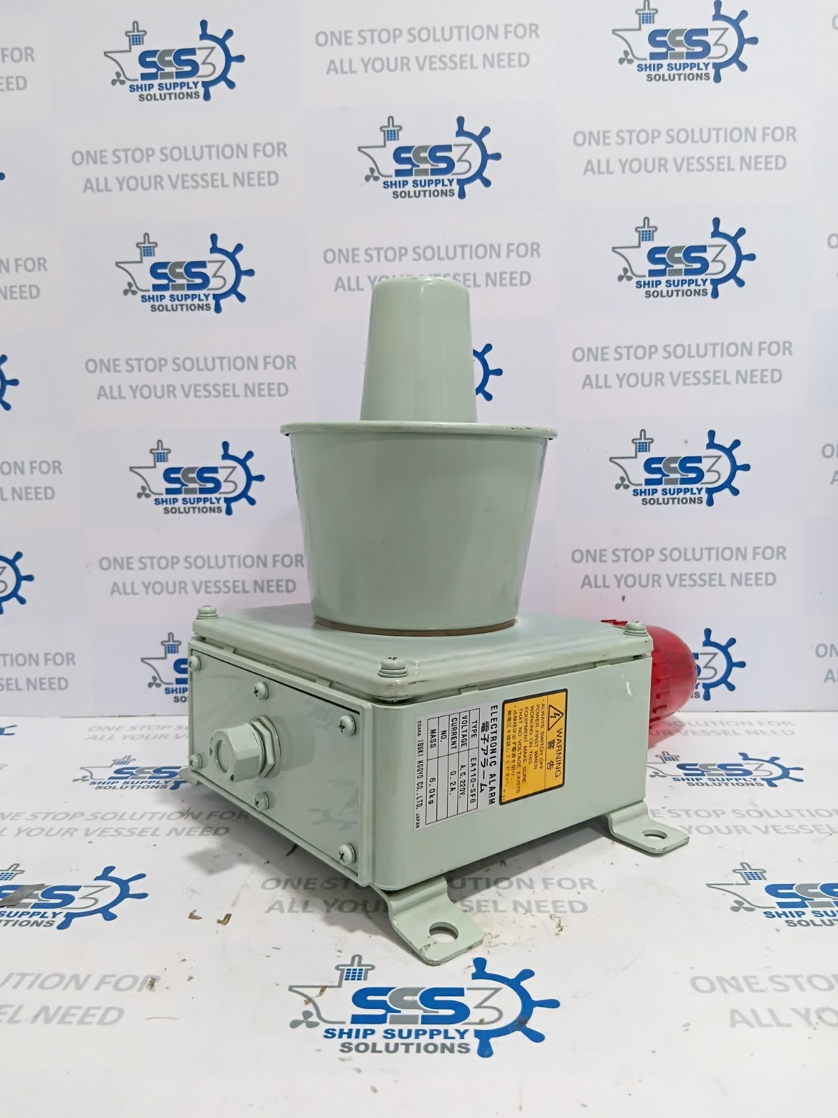 Ibuki Kogyo EA110-SF6 Electronic Alarm AC220V 0.2A (Unused New)