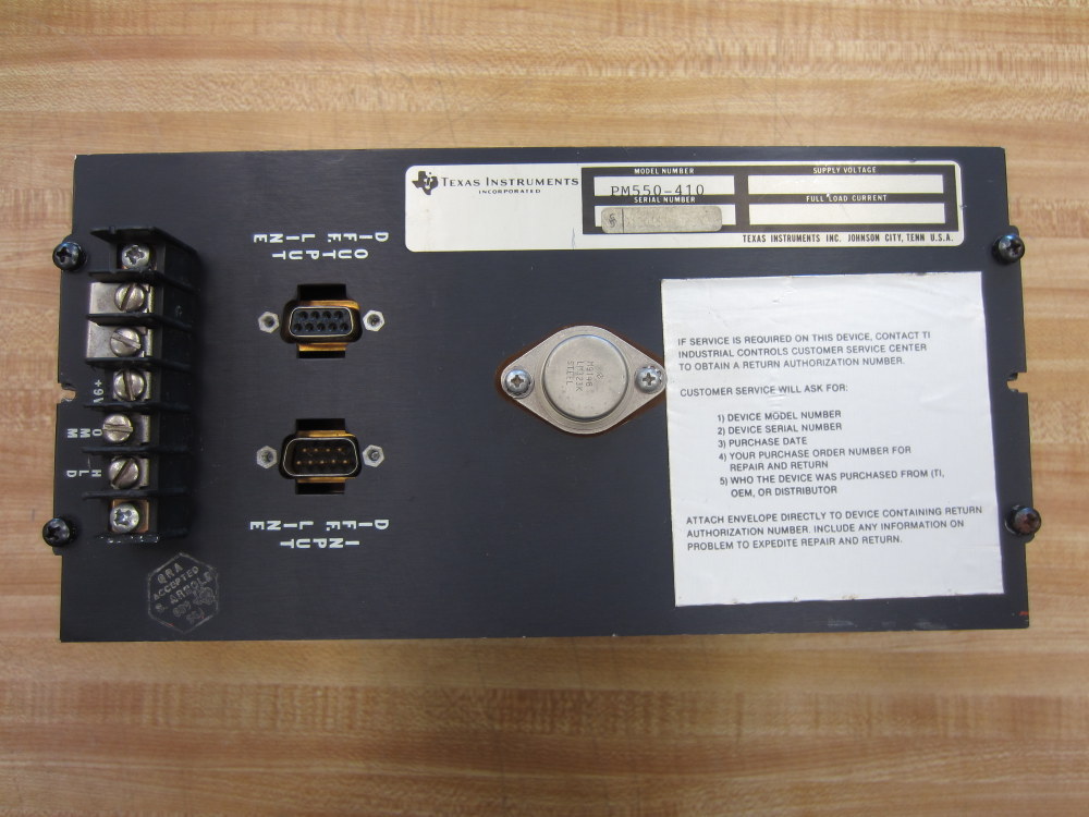 Texas Instruments PM550-410 Timer/Counter Access Module Without Key