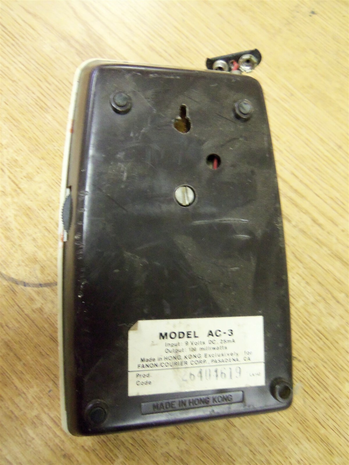 Fanon Echo Master AC-3 9VDC 25MA 120- Milliwatts 26401619 *FREE SHIPPING*