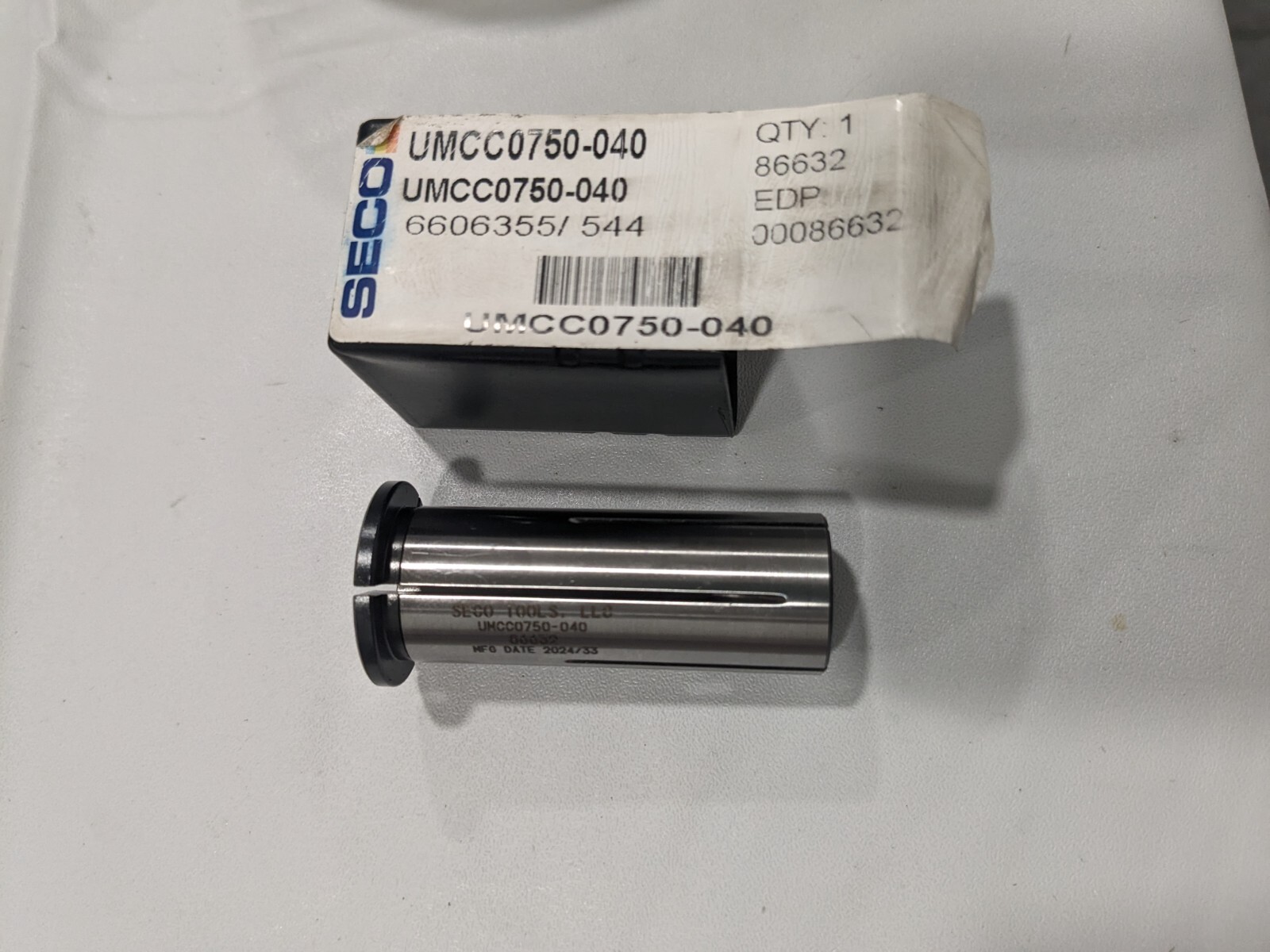 SECO 5/8″ ID x 0.98″ OD Milling Chuck Collet 00086632