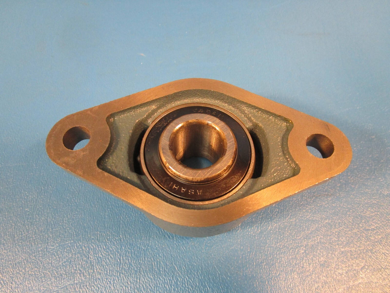 AMI UCFT204 Flange-Mount Bearing Unit-2-Bolt Flange, 3/4 in Bore, Cast Iron