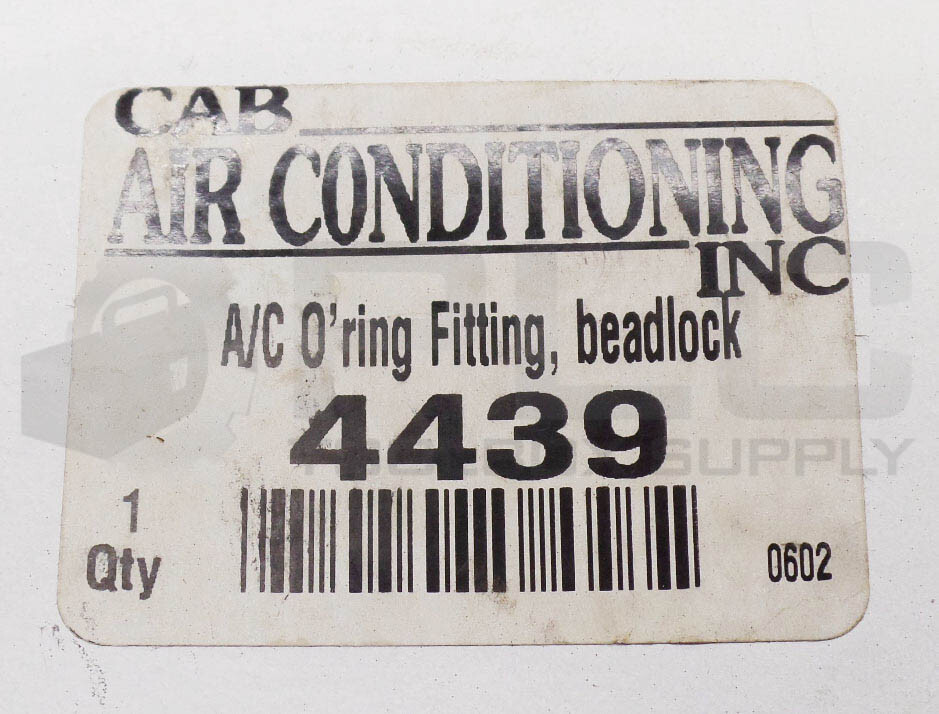 LOT OF 2 NEW CAB AIR CONDITIONING INC 4439 A/C O’RING FITTING BEADLOCK 1″ID