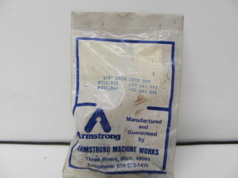 ARMSTRONG MACHINE WORKS 1/4″ MECH LESS BKT NEW SEALED!!!