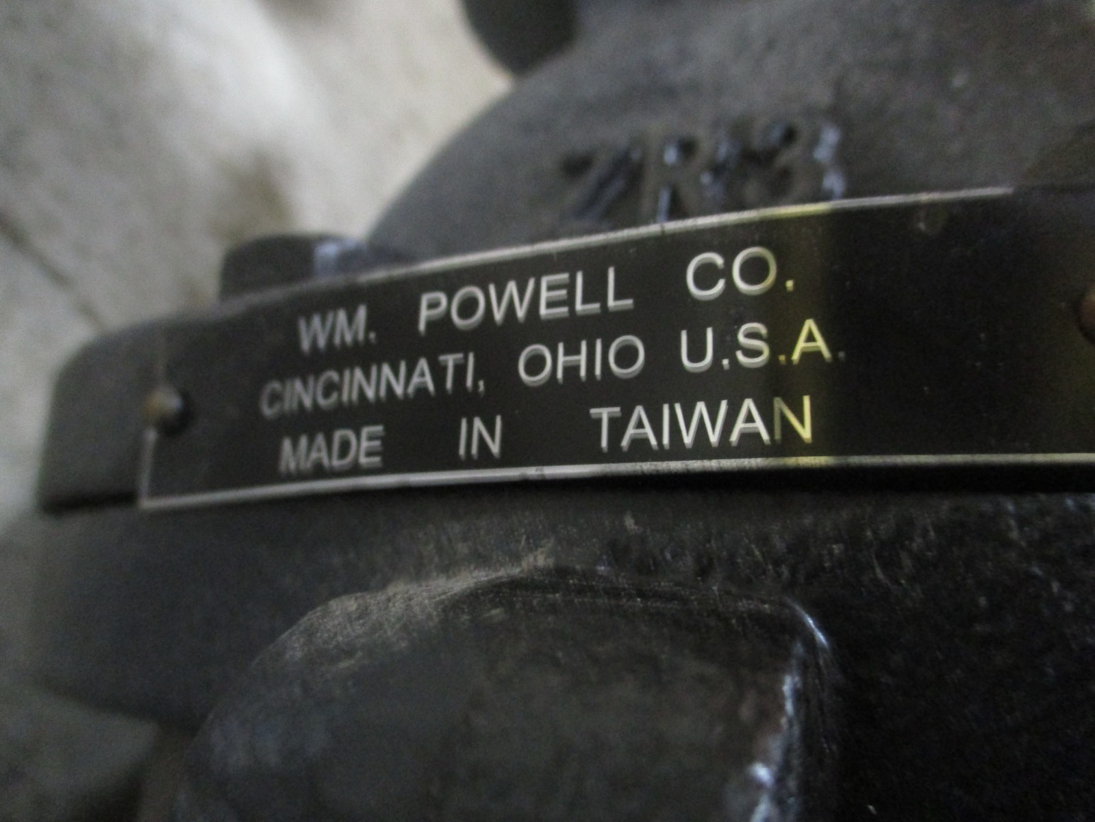 POWELL 125S-3, GATE VALVE, 3″ DIAMETER, 200 WOG, BRONZE FIGURE 1793, IA0314