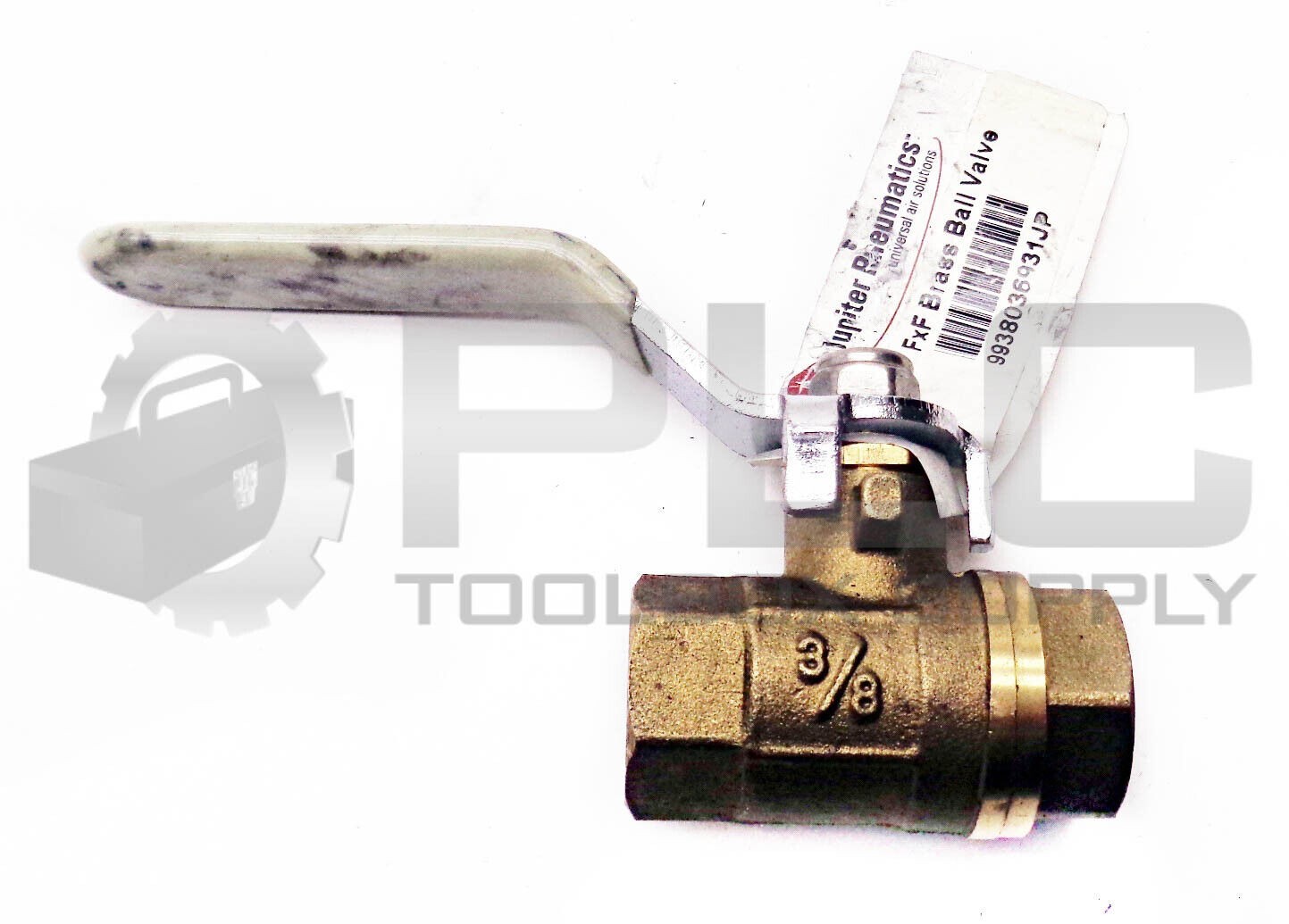 NEW JUPITER PNEUMATICS 600WOG 3/8″ FXF BRASS BALL VALVE