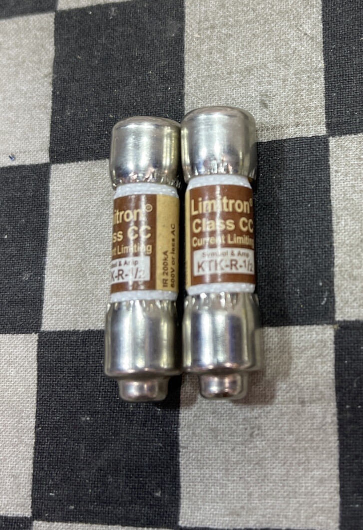 LITTELFUSE KLK-3A and LP-CC-25 and KTK-R-1/2 and KTK-R-25, LOT OF 6#W1V