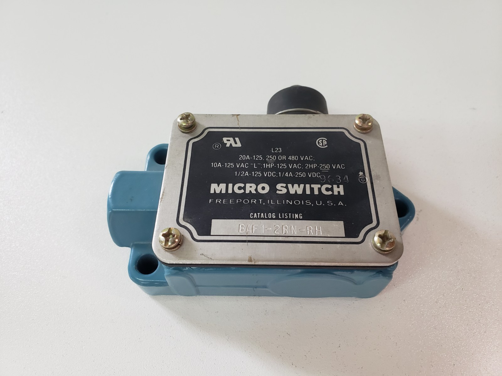 Honeywell Micro Switch BAF1-2RN-RH Limit Switch