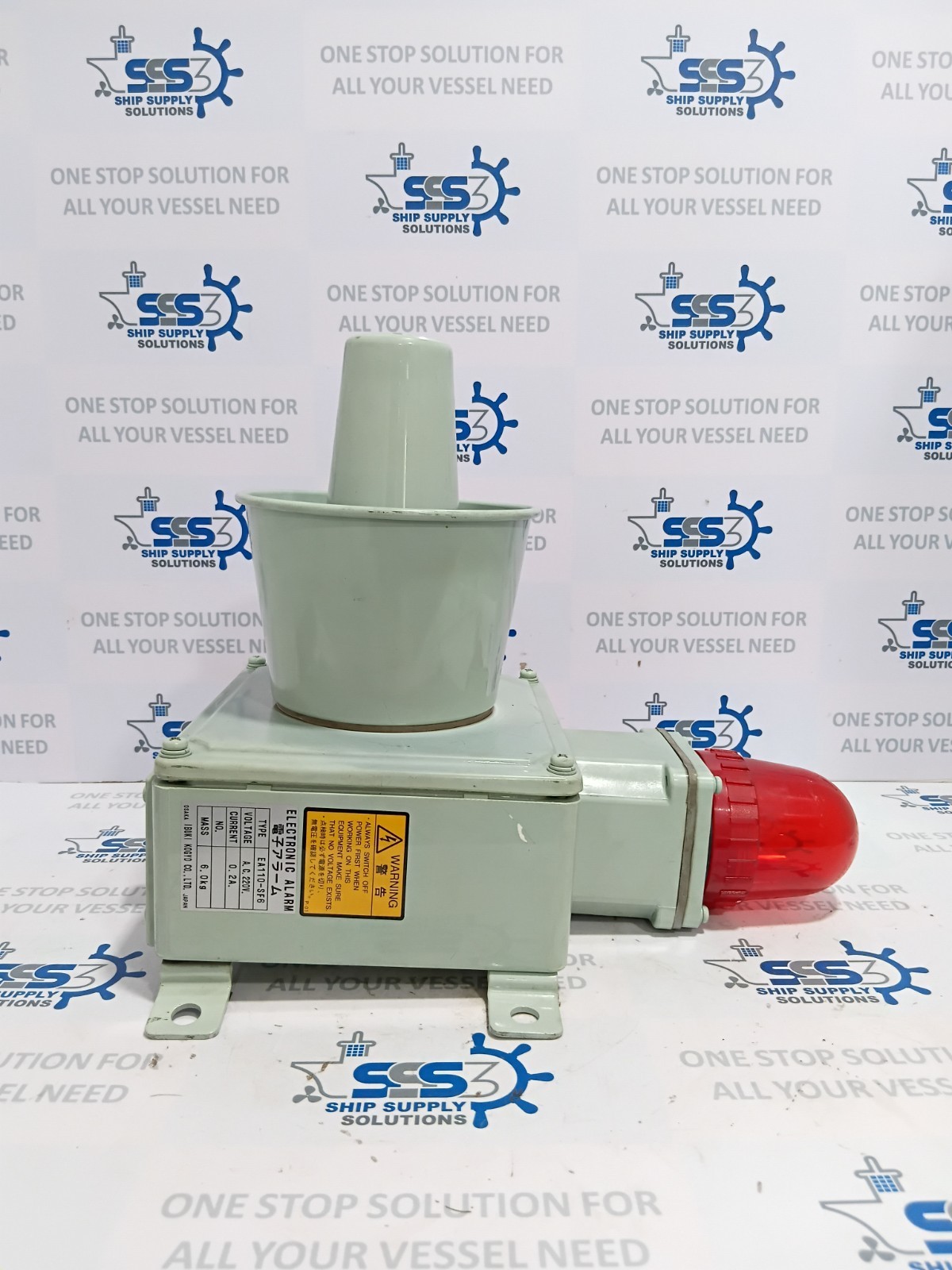 Ibuki Kogyo EA110-SF6 Electronic Alarm AC220V 0.2A (Unused New)