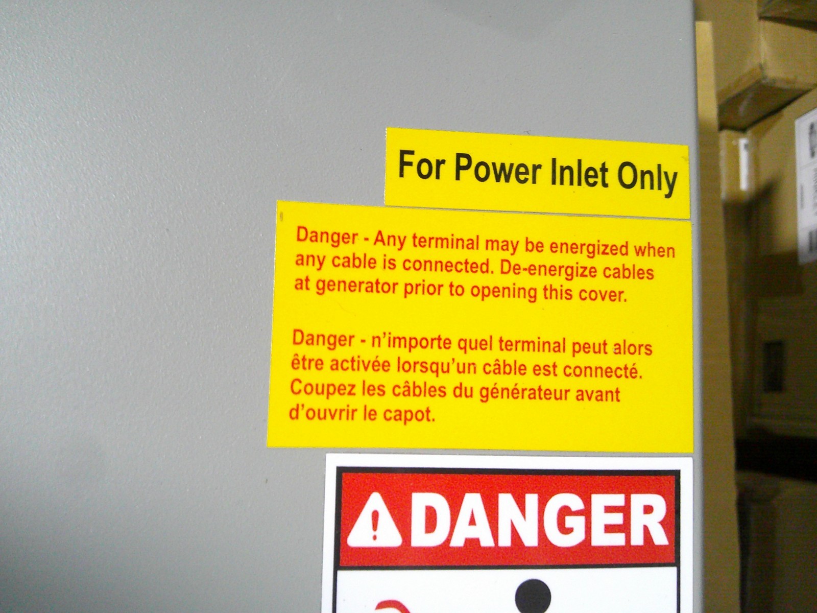 NEW power temp systems Generator Quick Connect Docking Panel QCPBW4L2MRTS100