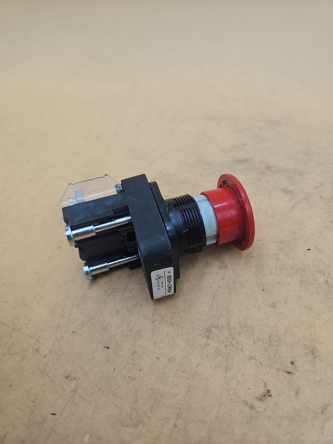 Allen Bradley 800H-DR6A Ser F Red Mushroom Top Pushbutton