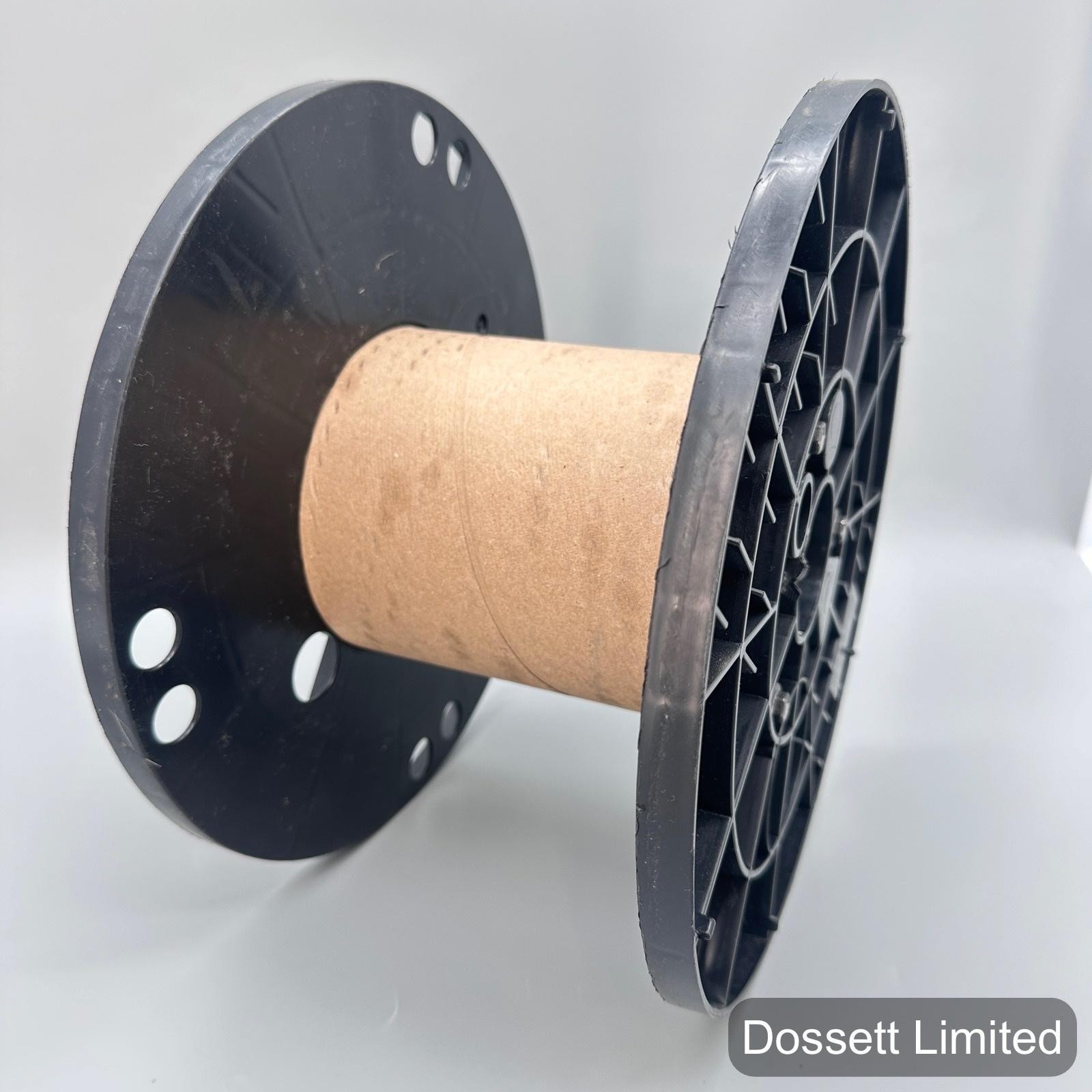 Empty Wire Rope Spool 11.75″ OD 5″ ID Plastic Cable Reel Industrial