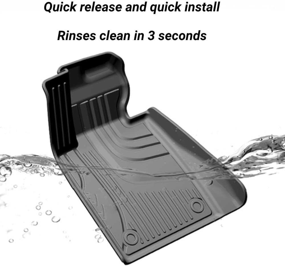 Floor Mats for Chevy Silverado GMC Sierra 1500 2500 3500 HD Crew Cab 2019-2025