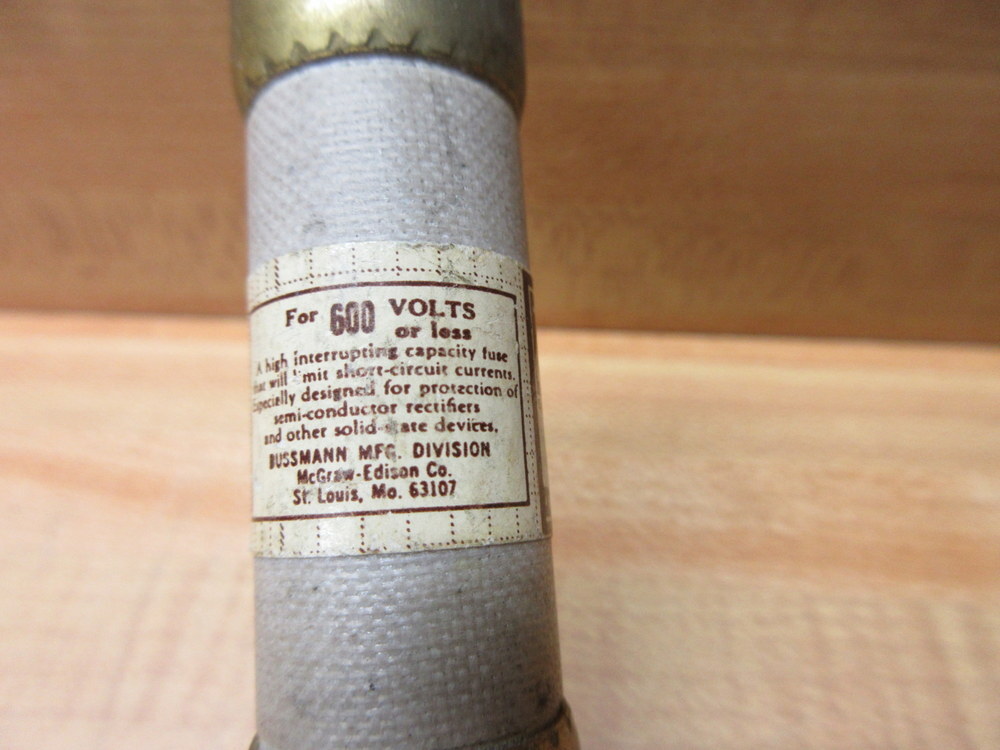Buss KAC-60 Bussmann Fuse Cross Ref 4TWT1 Tested