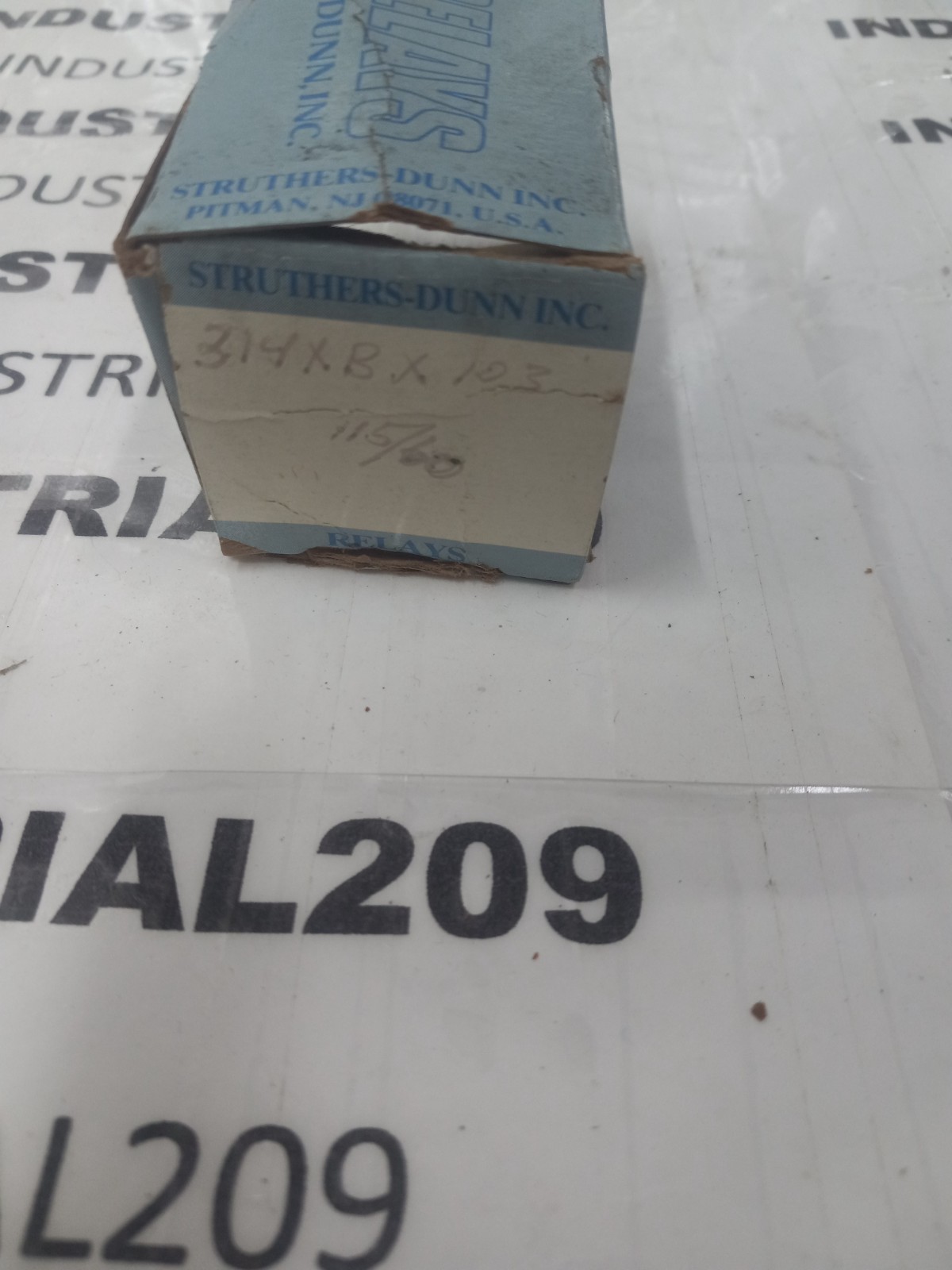 STRUTHERS-DUNN 314XB103 RELAYS