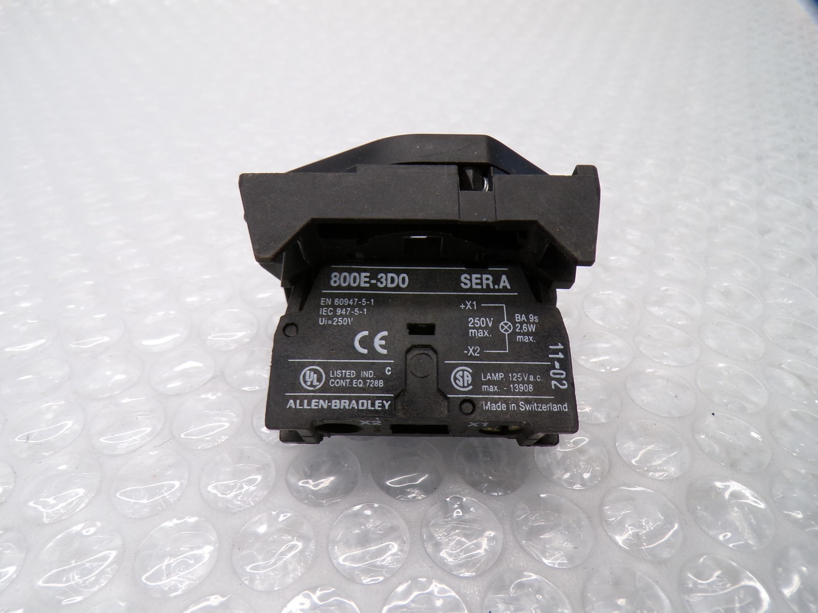 ALLEN BRADLEY 800E-3D0 SER.A MODULE NSNP