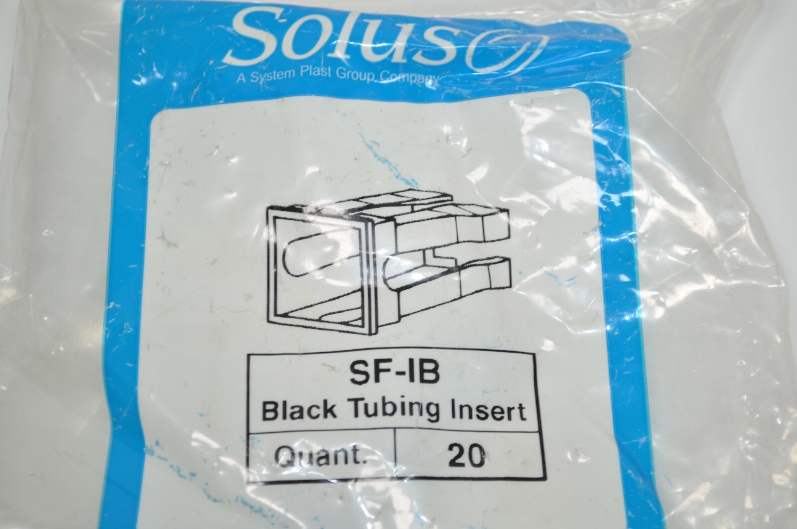NEW Lot of 18 SOLUS VALUGUIDE BLACK TUBING INSERT SF-IB
