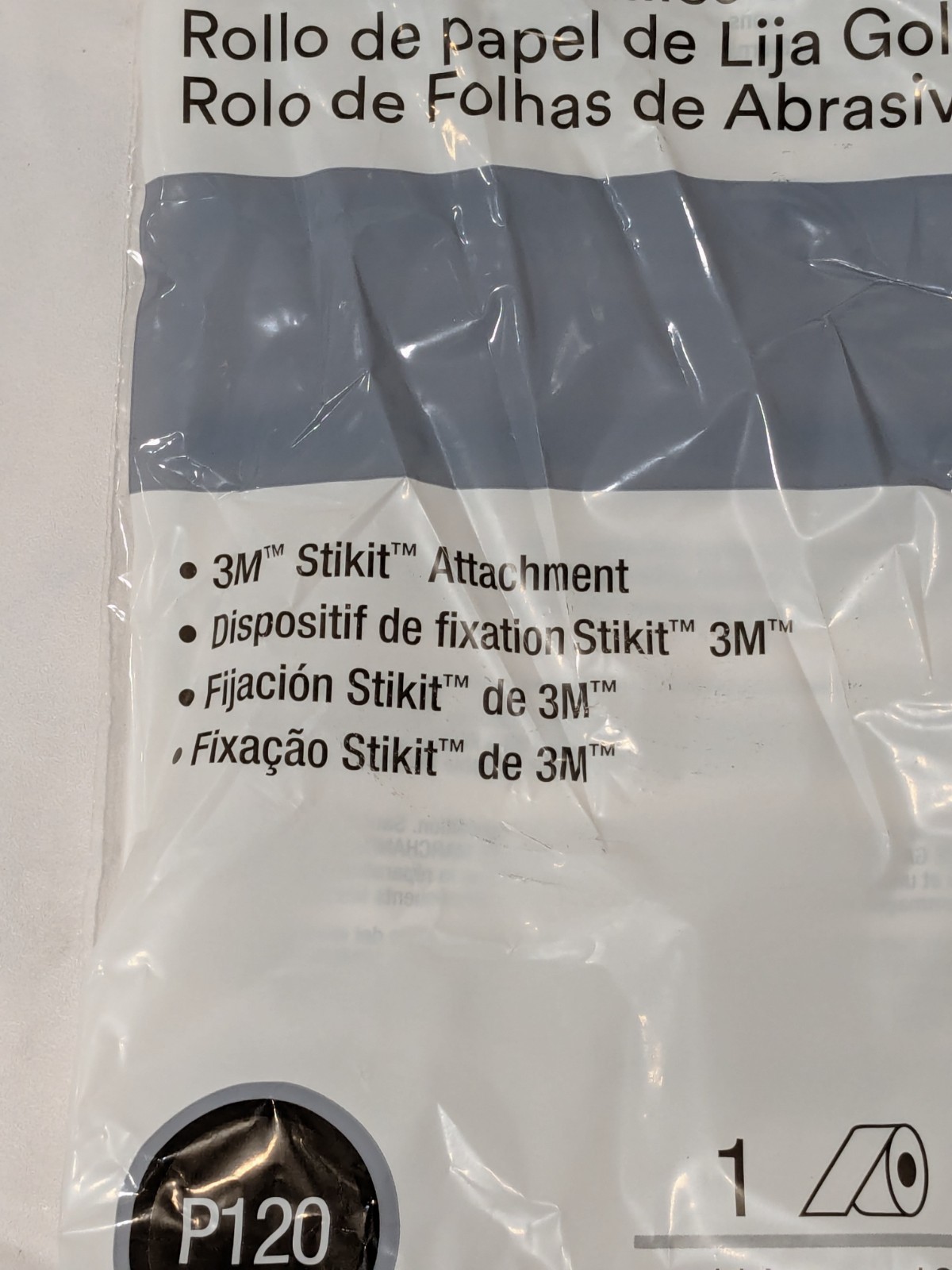 3M Stikit Gold Sheet Roll 236U 02696 4.5″x20 yd P120 7010361692