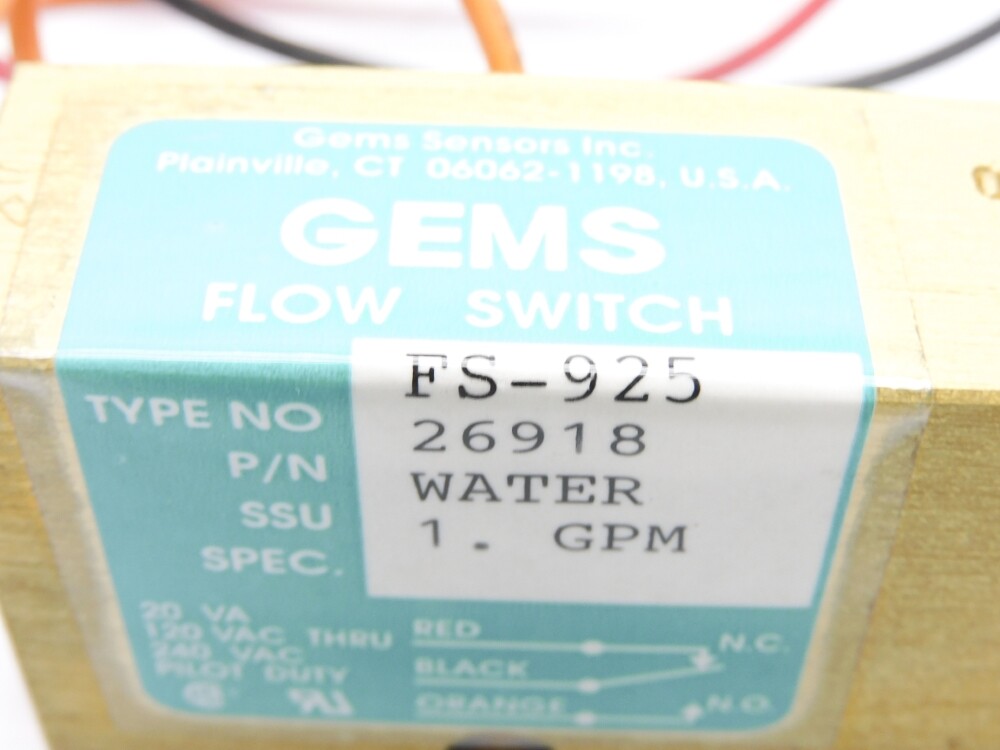 GEMS FS-925 26918 1GPM/H2O NSMP