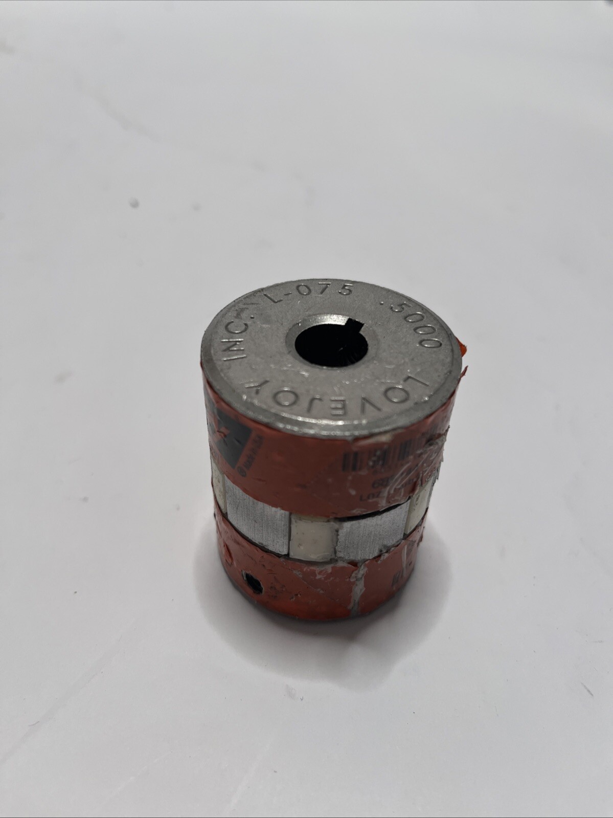 LOVEJOY L-075 .5000 L075.5000 Jaw Coupling Hubs With Spider Insert New