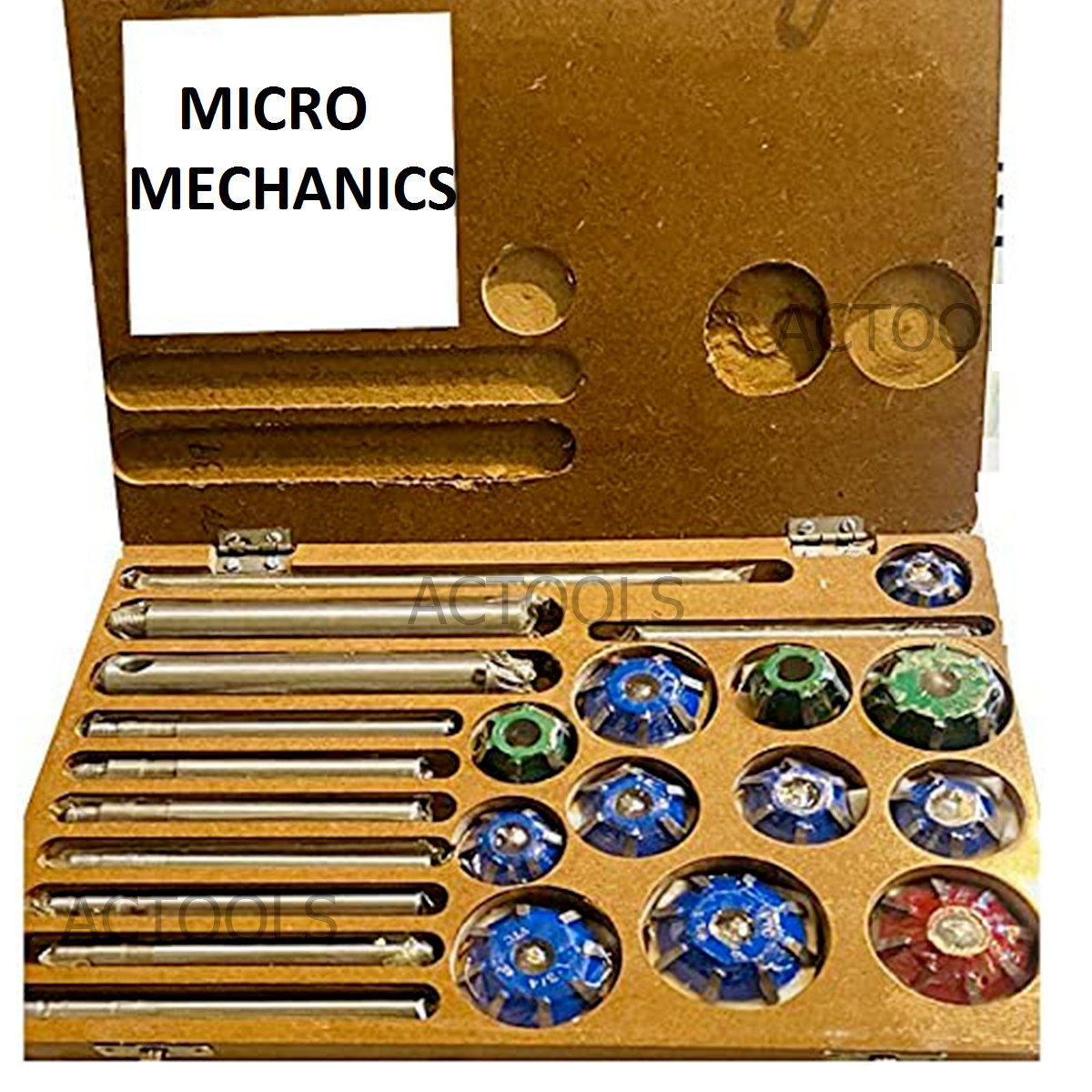 CARBIDE TIPPED VALVE SEAT CUTTER SET 24 PCS 1.1/4″ TO 1.7/8″ 45 + 30,70 DEG
