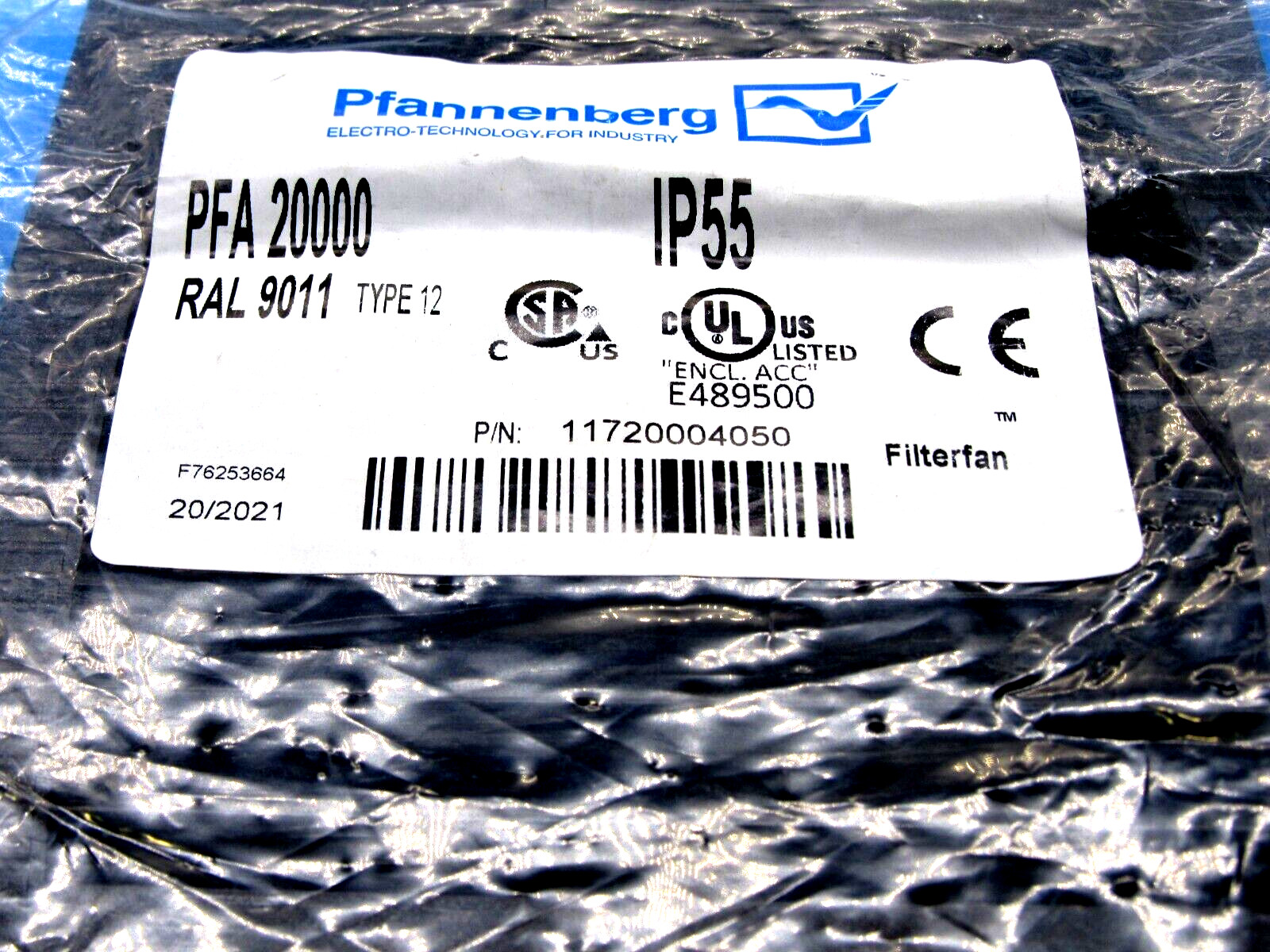 NEW LOT OF 3 PFANNENBERG 11720004050 EXHAUST FILTER PFA2000