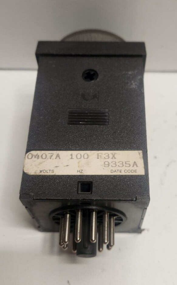 GUARANTEED! ATC 10A 24-240V 1-10 SEC/MIN/HR TIME DELAY RELAY 0407A-100-F3X