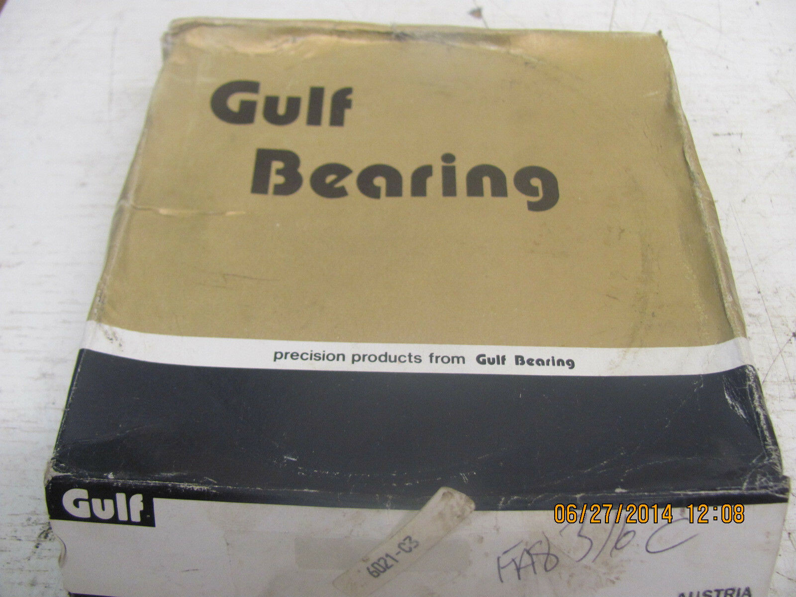 6021C3 GULF STEYR New Single Row Ball Bearing