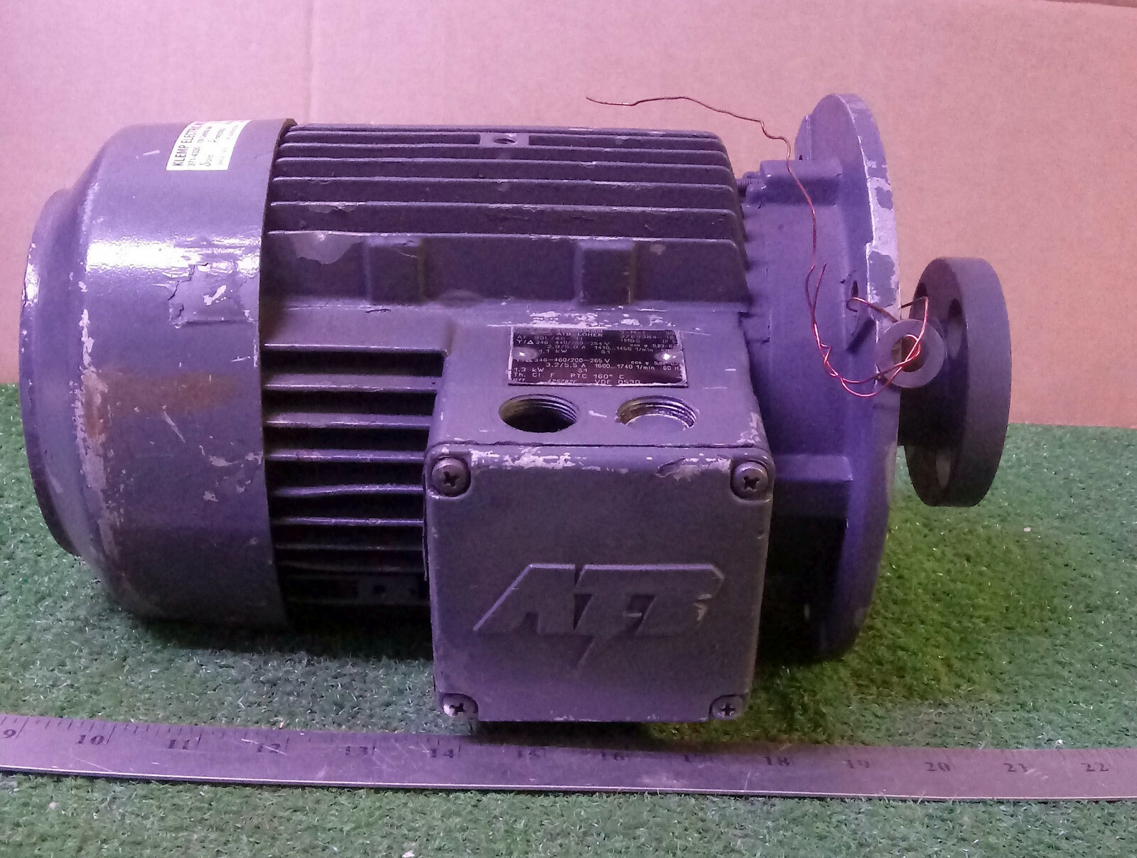 1 USED ATB-LOHER 3769384-18 MOTOR IP54 ***MAKE OFFER***