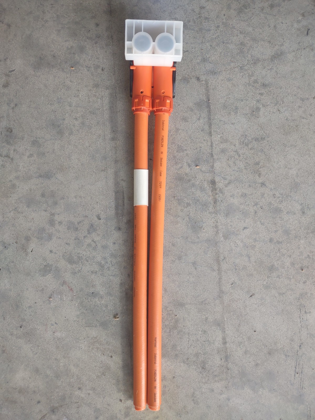 High Voltage 400mm Cable With Amphenol PowerLok TPI EX-HA005435 Rev A