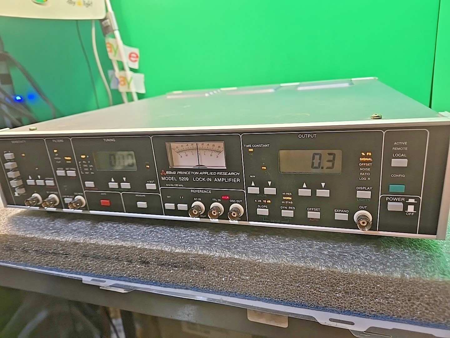 EG&G Princeton Applied 5209 Lock-In Amplifier 0.5Hz-120kHz TESTED WARRANTY 60hz