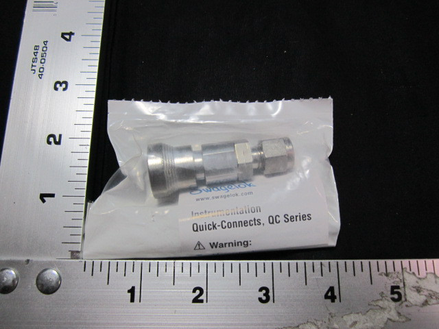 TOKYO ELECTRON TEL DS028-003927-1 Swagelok SS-QC4-B-400 Stainless Steel Quick Co