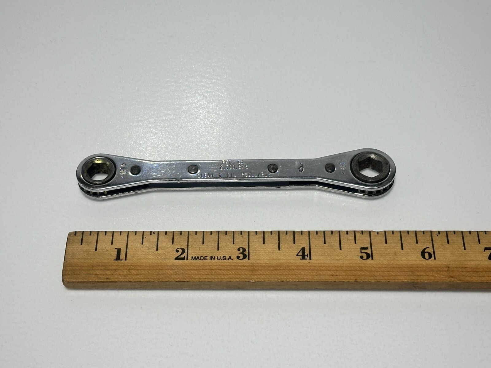 Williams USA RBM-0910 Metric 9mm x 10mm 6-Point Box End Ratcheting Wrench
