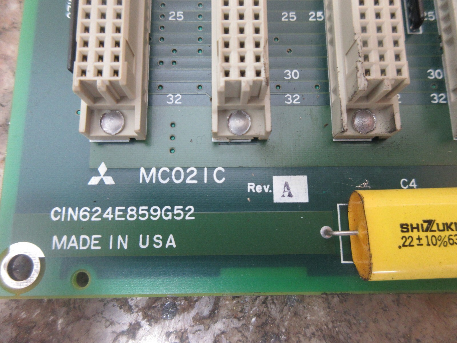 MITSUBISHI CIRCUIT BOARD MC021C CIN624E859G52 C1N624E859G52