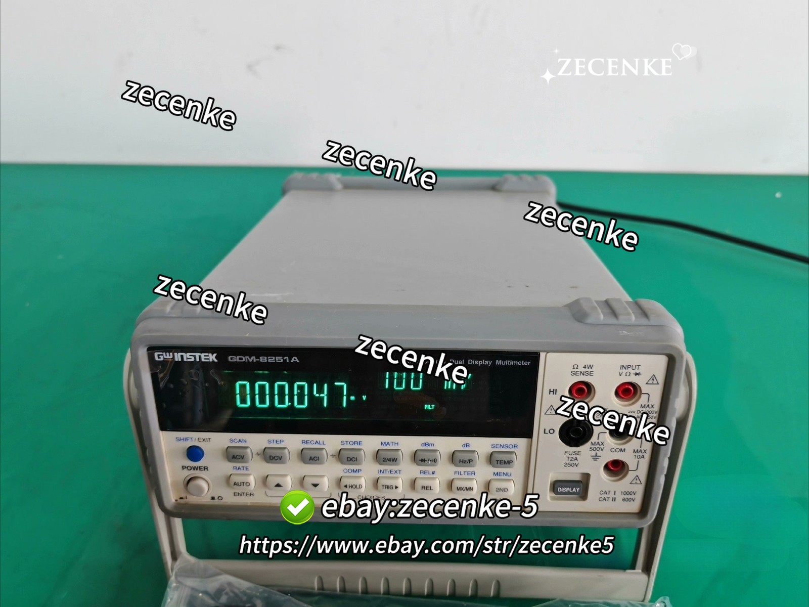 1PCS GW Instek GDM-8251A GDM8251A Dual Display Multimeter