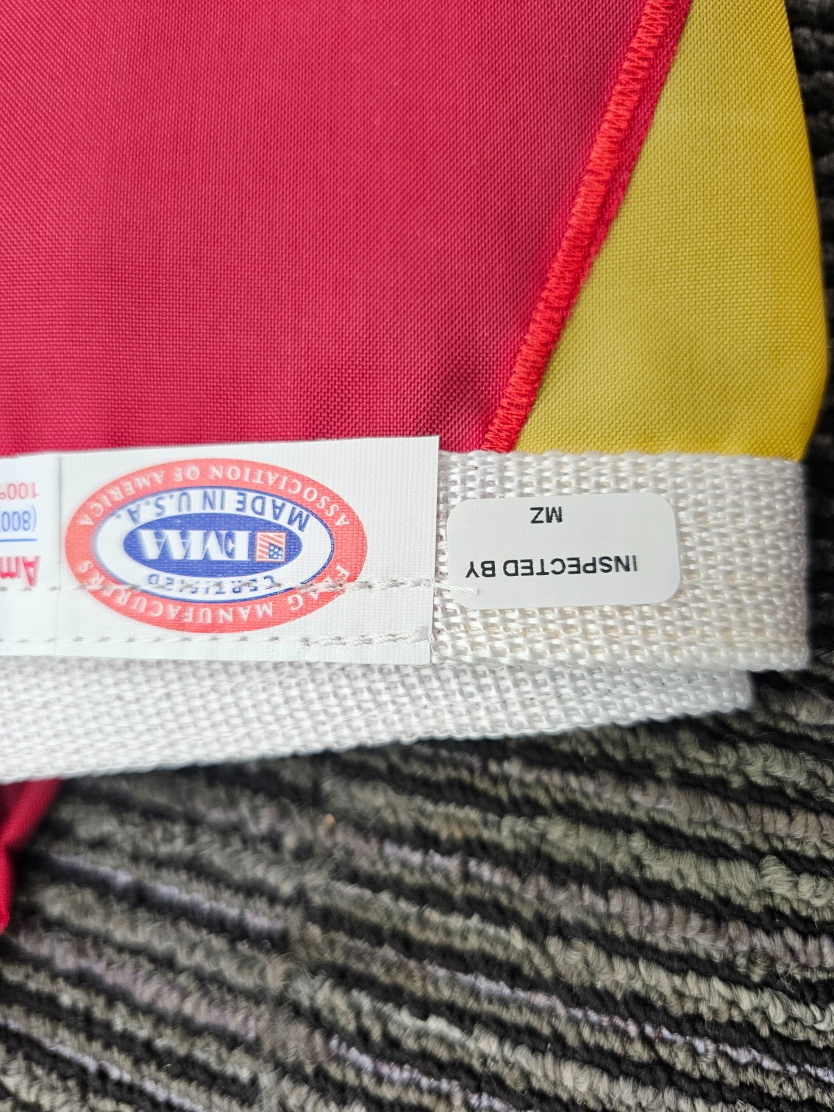 FMMA Flag & Pole Co. Country Flag Red/Yellow 4 x 6
